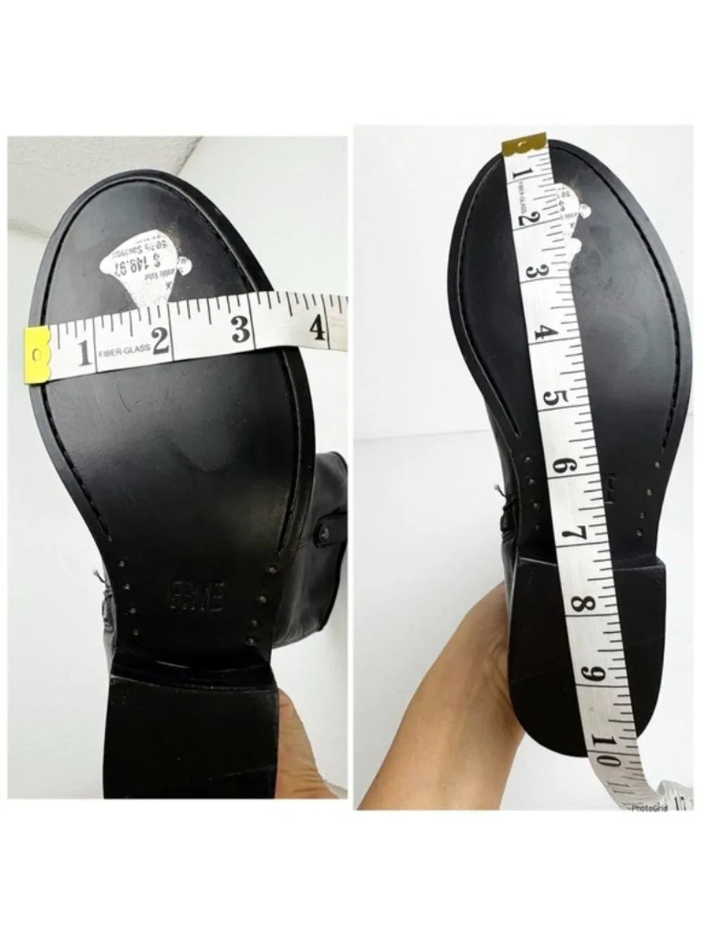Frye Melissa Inside Zip Boot Tall Leather Riding Shoe Black Womens Size 6